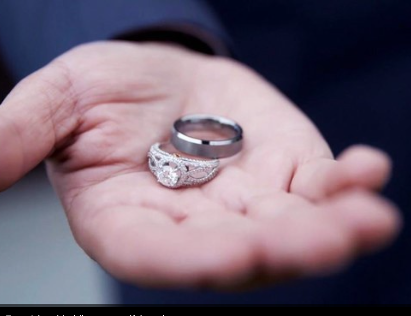 custom engagement ring and wedding band designed by kaz jewelry